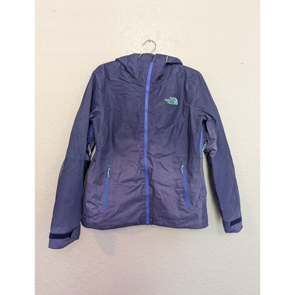 The North Face FuseForm Dot Matrix Insulated Jacket Coat Medium Purple Teal
